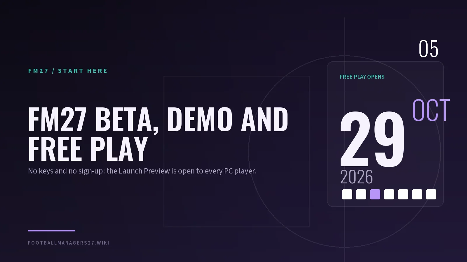 FM27 beta, demo and free play