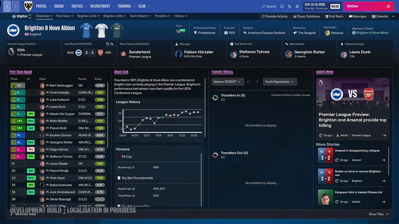 Recruitment and tactical fit in FM27